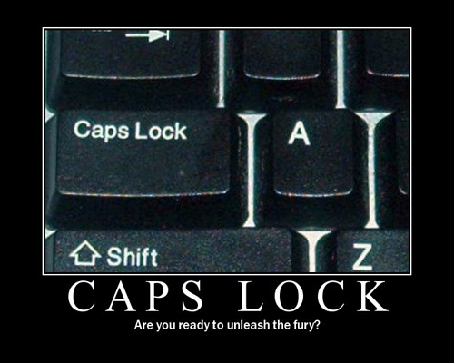 Capslock - Are you ready to unleash the fury?