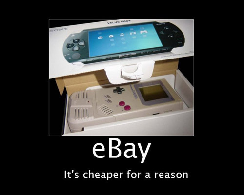 eBay - It's cheaper for a reason