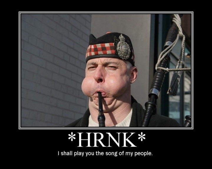 *HRNK* - I shall play you the song of my people